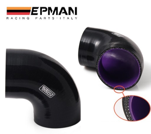 EPMAN PRO kolanko silikonowe 90'' WZMACNIANE 41mm