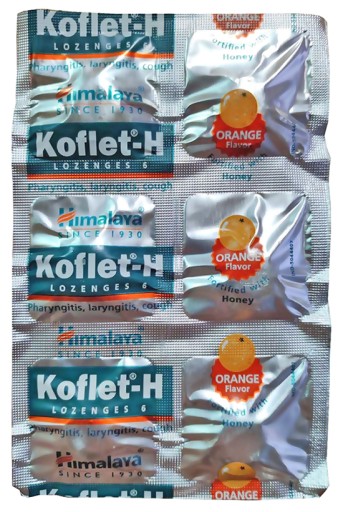 Himalaya Koflet-H 12 таблеток для рассасывания в горле