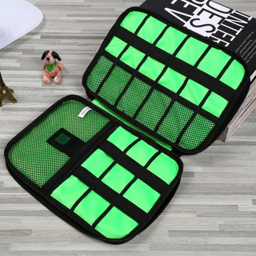 Organizer na ładowarki kable usb podróżna torba