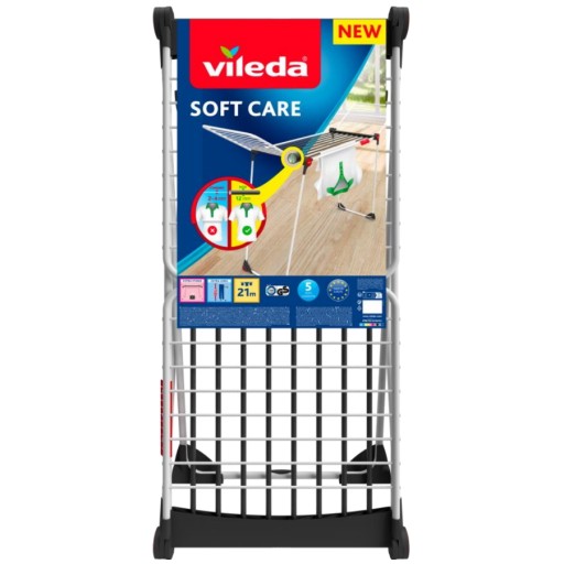 Suszarka do bielizny VILEDA Soft Care Grube Pręty