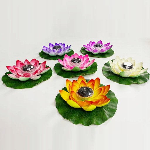 ПЛАВАЮЩИЕ СОЛНЕЧНЫЕ СВЕТОДИОДНЫЕ СВЕТОДИОДНЫЕ ЛАМПЫ ДЛЯ БАССЕЙНА LOTUS