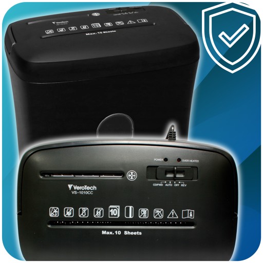 Уничтожитель бумажных документов 1010CC OFFICE GDPR P4 20L STRONG