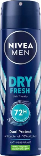 NIVEA MEN Мужской антиперспирант-спрей DRY FRESH, 150 мл