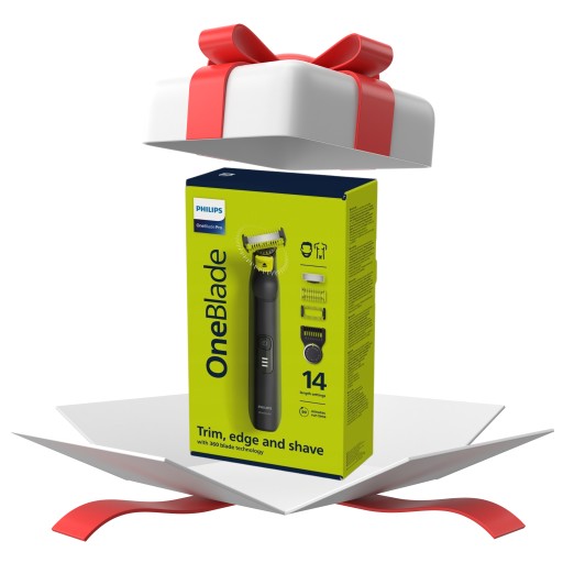 GOLARKA PHILIPS ONEBLADE PRO MASZYNKA DO GOLENIA NA SUCHO I MOKRO + OSTRZE