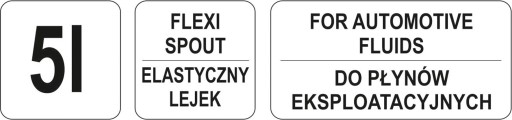 НАПОЛНИТЕЛЬ WORKSHOP 5Л, МАТЕРИАЛ ПЭ, 06985 YATO