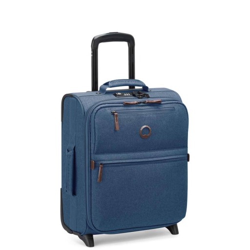 Delsey Maubert 2.0 Small Soft Cabin Suitcase 45 CM Blue