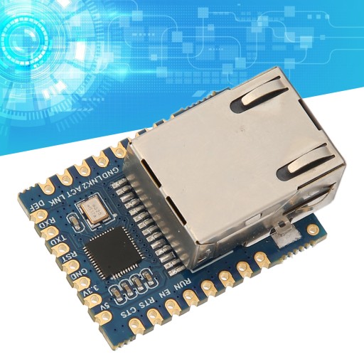 Port szeregowy ttl do modułu Ethernet obsługujący protokół tcp udp