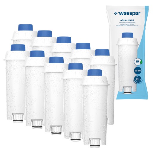 10x FILTR WESSPER DO EKSPRESU DELONGHI ECAM