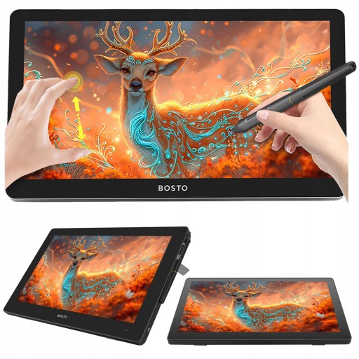TOUCH BOSTO BT-19UHDT(P) графический планшет с ЖК-экраном 3840x2160