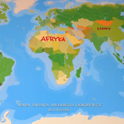 Карта МИРА - настольный блокнот, 2 стороны