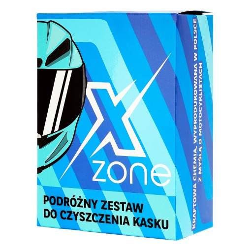 Zestaw podróżny do czyszczenia kasku Xzone + naklejka