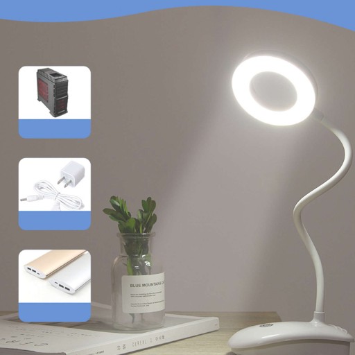 ШКОЛЬНАЯ НАСТОЛЬНАЯ ЛАМПА 18 LED USB CLIP