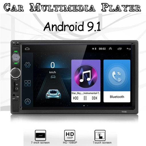 гримаса в стиле камеры 2Din HD Bluetooth MP4 автомобильный плеер