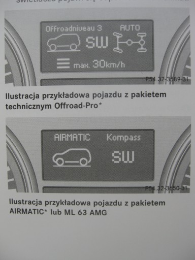 MERCEDES W164 ML 2005-2008 инструкция по эксплуатации PL