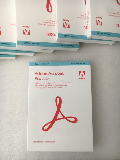 Золотой реселлер Adobe Acrobat Pro 2020 PL для Win/Mac