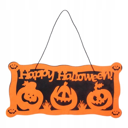 ZAWIESZKA FILCOWA NA DRZWI HALLOWEEN DYNIE