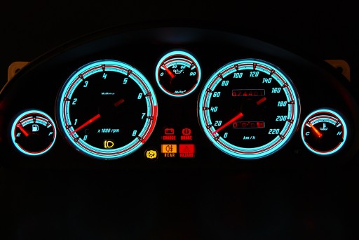 Циферблаты одометра Mazda MX-5 с узором INDIGLO 1 MoMan