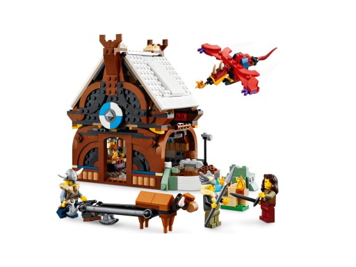 LEGO Creator 3w1 31132 Statek wikingów i wąż