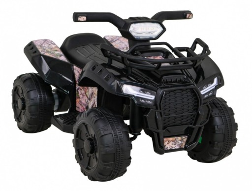 Quad Storm на батарейках для детей, черный + мотор 25 Вт + MP3 USB + светодиод