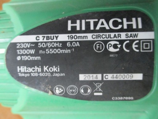 HIKOKI (Hitachi) C7КУПИТЬ Ручная циркулярная пила