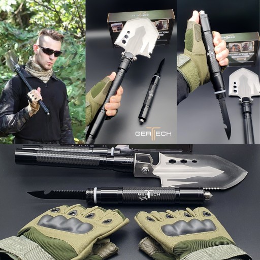 СКЛАДНАЯ ПИЛА Лопата для выживания GERTECH SPADE