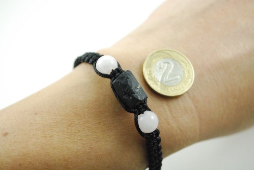 Macram Tourmaline Quartz Pink Protection Love
