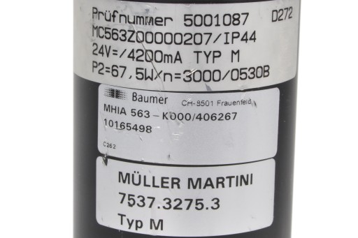 BAUMER servomotor MHIA 563, 24VDC, 67,5W, typ M