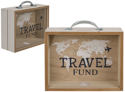 Копилка TRAVEL FUND - деньги для TRAVEL World Map