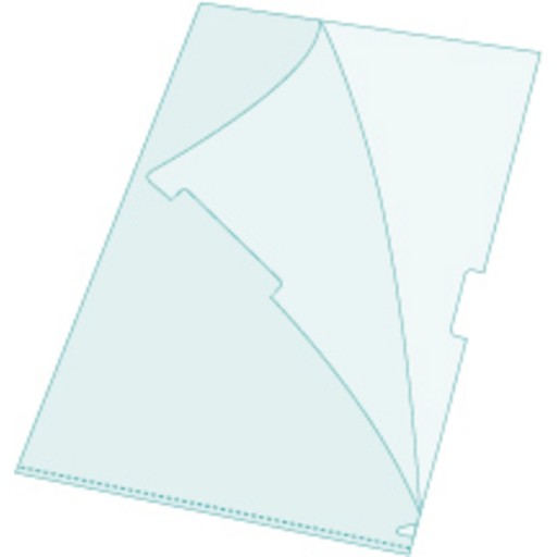 Exacompta 10x10 шт. Конверты А4 ПП, хрусталь 5610E