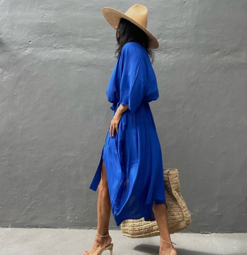 ПАРЕО для пляжа, платье ПОЛЕТ, длинная накидка, женская туника SUMMER BOHO