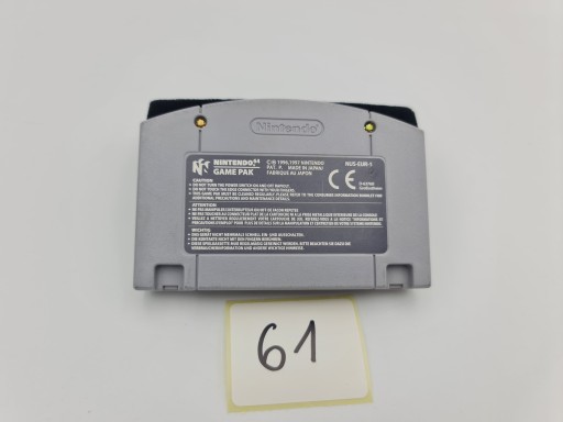 NINTENDO 64 GOLDEN EYE 007 КАРТОННАЯ КОРОБКА