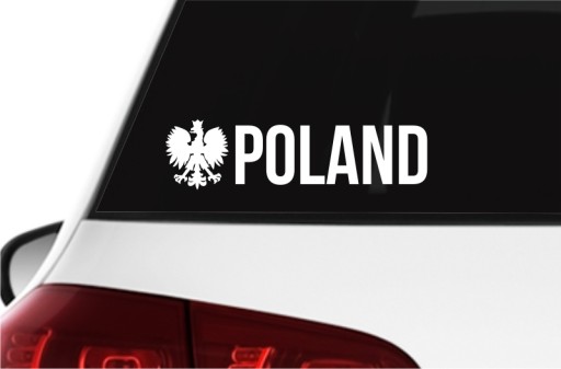 Naklejka NAPIS IMIĘ ORZEŁ Zamówienie busa szybę tira auto *60cm *WZORY