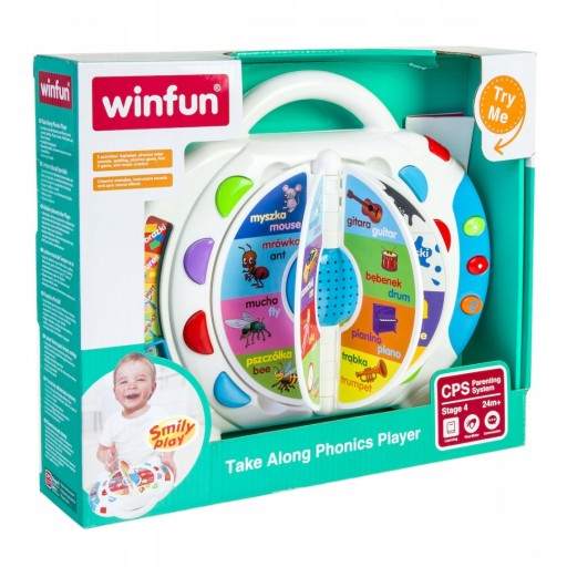 Интерактивная книга Winfun 24 м+ PL/ENG