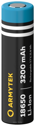 ARMYTEK LI-ION АККУМУЛЯТОР 18650 3200мАч 3.7В 10А
