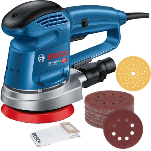 ЭКСЦЕНТРИЧЕСКАЯ ШЛИФОВАЛЬНАЯ МАШИНА BOSCH GEX 34-125 340 Вт 125 ММ