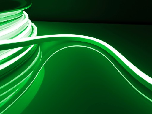 Светодиодная лента NEON LED FLEX 12V ЗЕЛЕНАЯ IP67