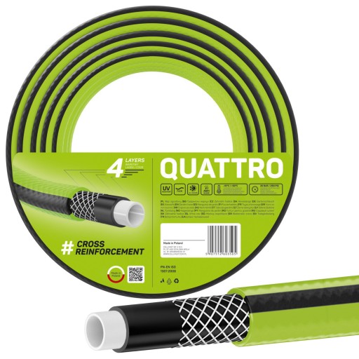 CELLFAST WĄŻ OGRODOWY 4-WARSTWOWY 20bar 3/4'' 25M