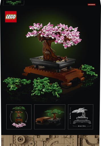 LEGO Creator Expert 10281 ДЕРЕВО БОНСАЙ, РЕАЛИСТИЧНЫЕ цветы БОНСАЙ