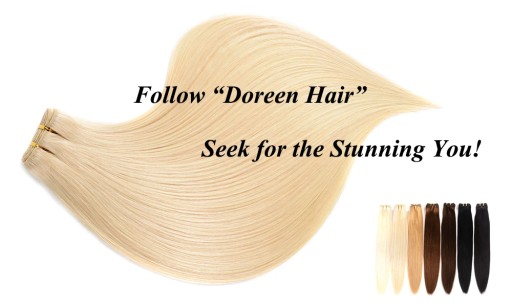 Doreen 100% Human Hair bundles Brazilian Straight Hair Weaves Weft