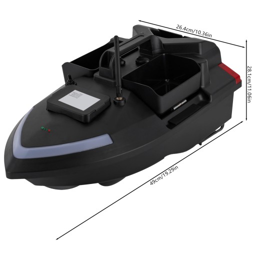 GPS-ПОЗИЦИОНИРОВАНИЕ С ДИСТАНЦИОННЫМ УПРАВЛЕНИЕМ ЛОДКИ 500M 12000MAH