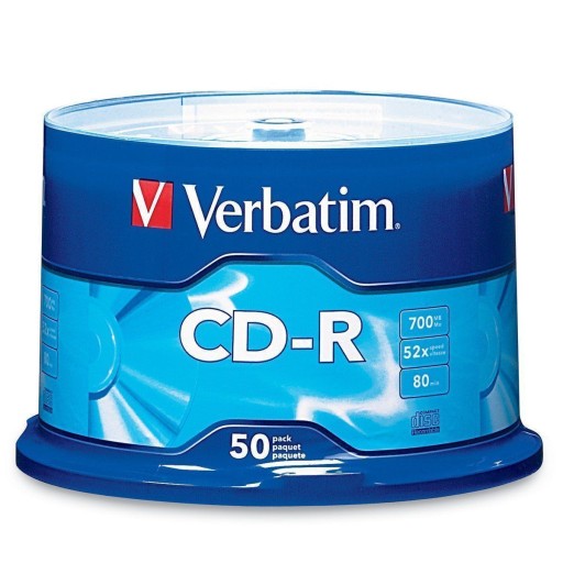 VERBATIM CD-R 700 МБ 52X ДОПОЛНИТЕЛЬНАЯ ЗАЩИТА SP*50 43787