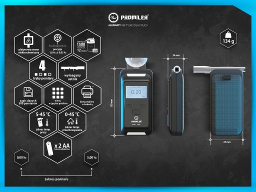 Алкотестер Promiler ALP-1 LITE