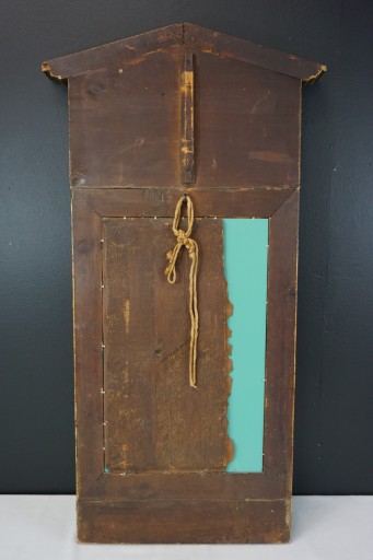 Zabytkowe lustro empire drewniane 88.5cm