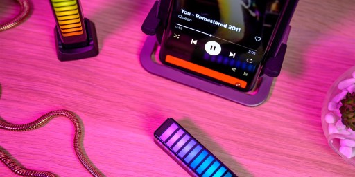 Эквалайзер RGB Redleaf 32LED 3d - черный