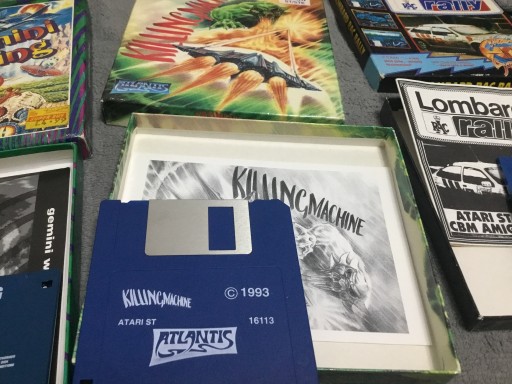 ATARI ST — 3 игры — Gemini Wing, Killing Machine, Lombard Rally — 1988 г.