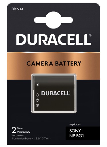 BATERIA DURACELL NP-BG1 DO SONY T20 T25 T100 H3 H7 H9 H10 H20 H50 H55 H70