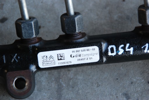 CITROEN C4 DS4 1.6EHDI LISTWA WTRYSKOWA 9684753080