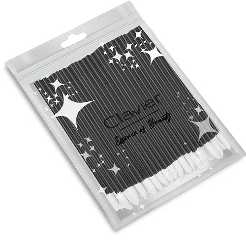 Clavier Бархатный аппликатор для губ без волокон, 50 шт.