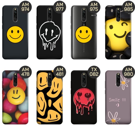 ЧЕХОЛ ДЛЯ XIAOMI REDMI 8 УЗОРОВ SMILE SMILE EMOJI КОРПУС КРЫШКА-ЧЕХОЛ