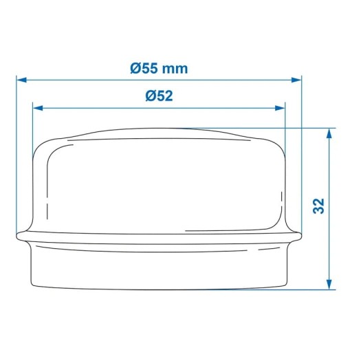 Крышка ступицы 52 мм Knott cap cap cap